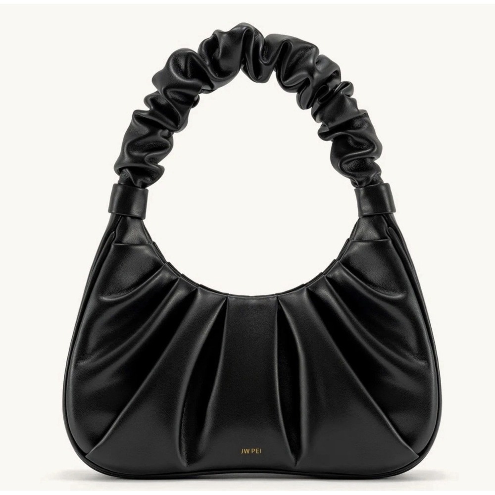 JW PEI Gabbi Ruched Mini Hobo Shoulder Bag BLACK Nordstrom Y2K 90s Style Chic